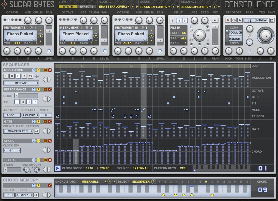 Consequence User Interface - Main Image