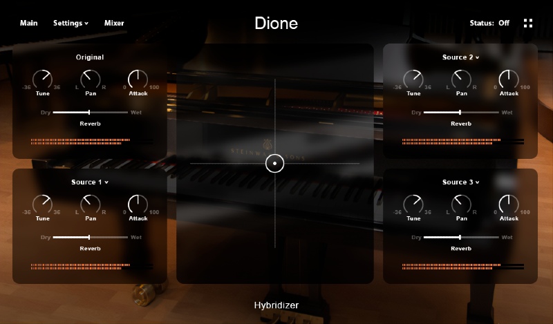 Muze Dione - Pad GUI