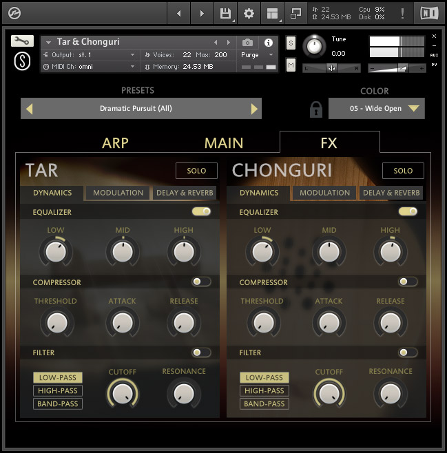 Sonuscore Origins Vol.7: Tar & Chonguri - FX 1