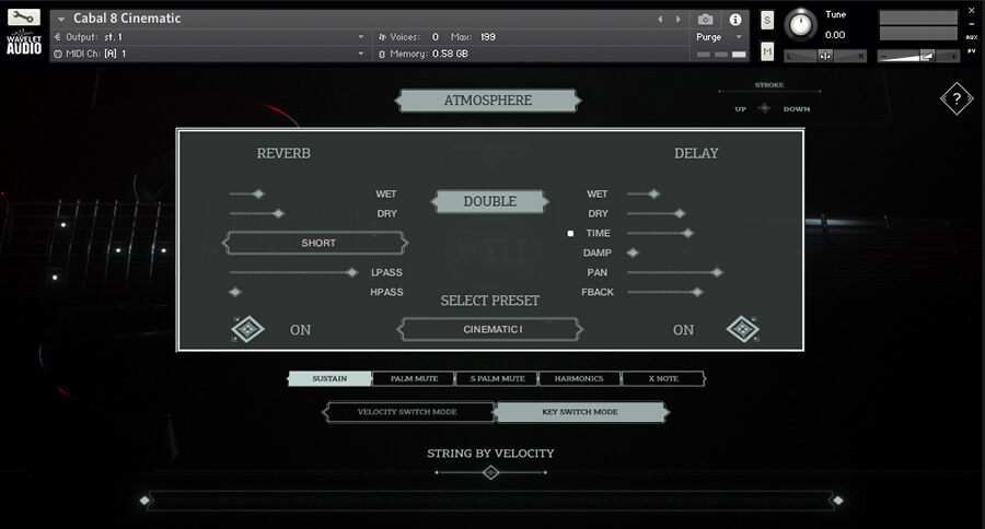 Cabal 8: Cinematic User Interface