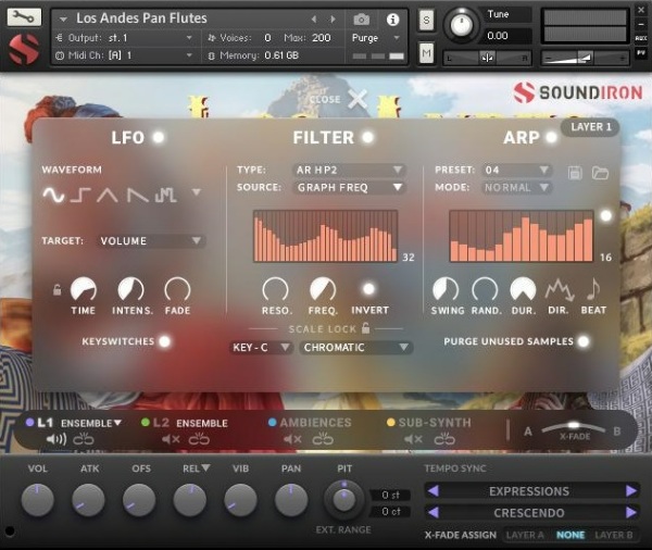 Los Andes Pan Flutes Kontakt Filters