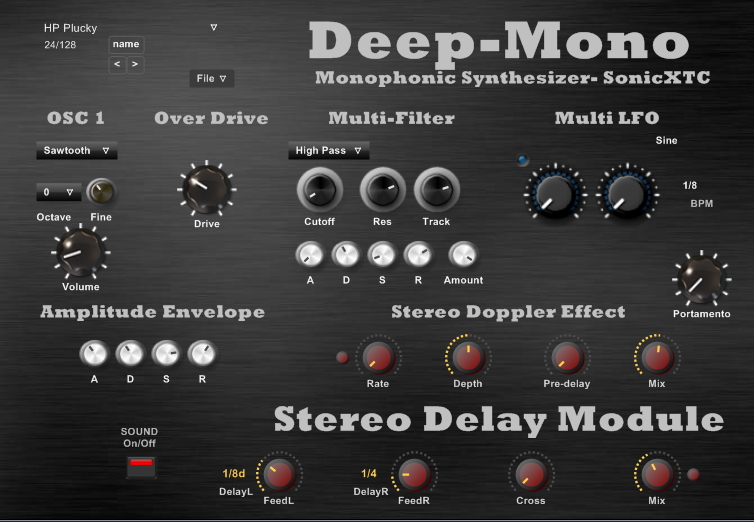 Deep-Mono User Interface