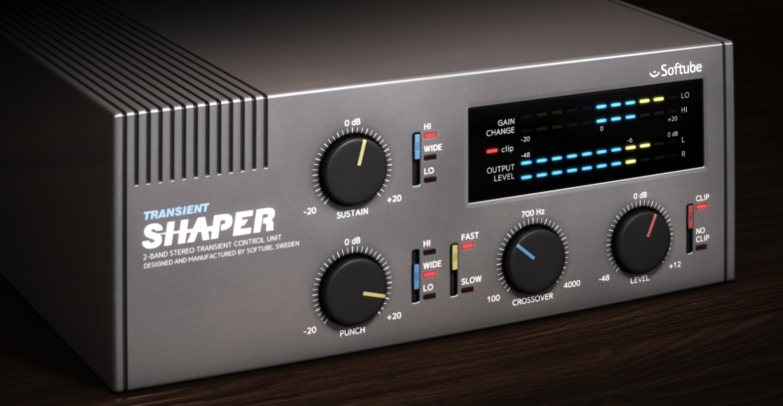 Transient Shaper User Interface (Angled)