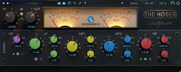 David Bendeth’s The Hoser 2 interface