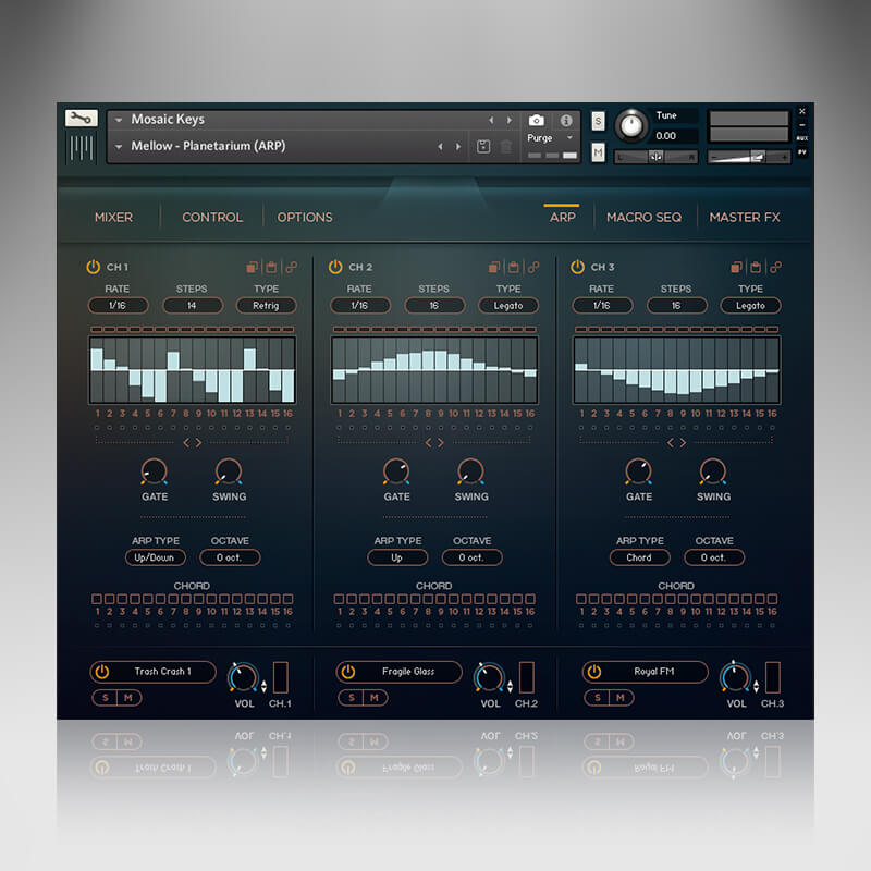 Mosaic Keys - User Interface (ARP)