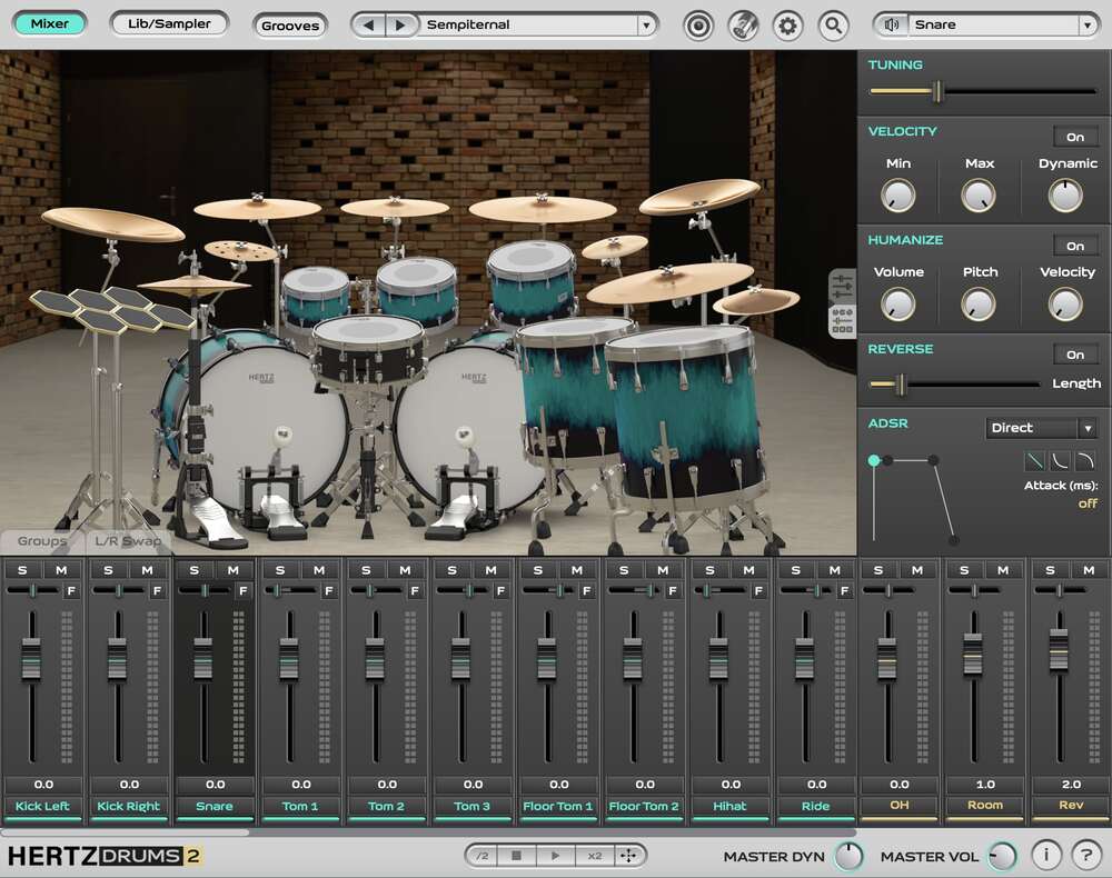 Hertz Instruments Hertz Drums 2 Fame & Fury Pack - GUI 3