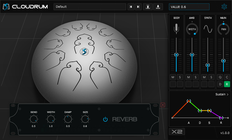 Ample Percussion Cloudrum - Reverb