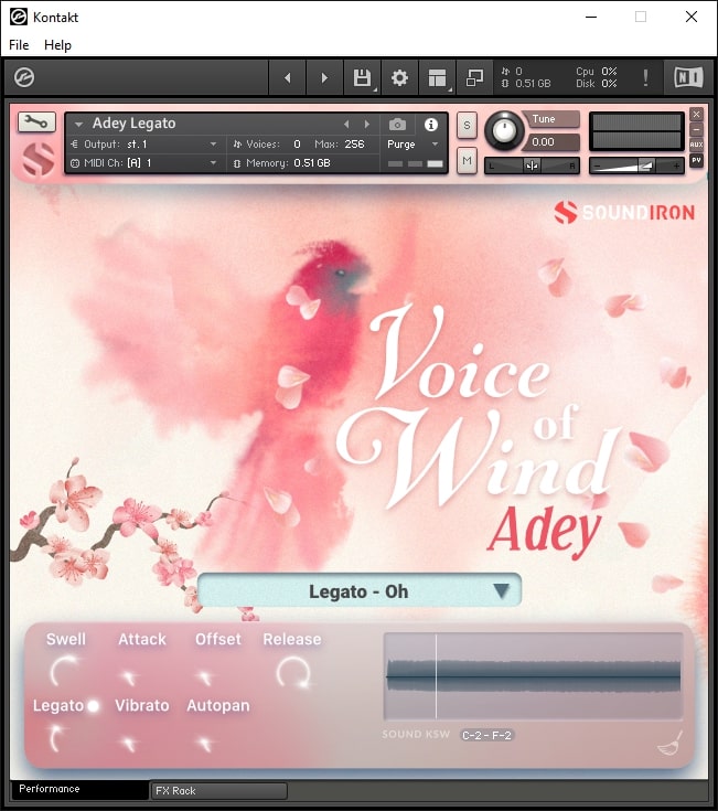 Soundiron Voices Of Wind Collection - Legato