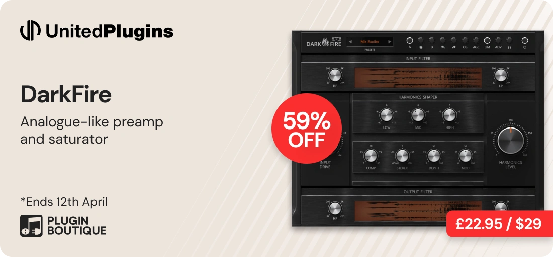 United Plugins DarkFire Plugin of the Week Sale