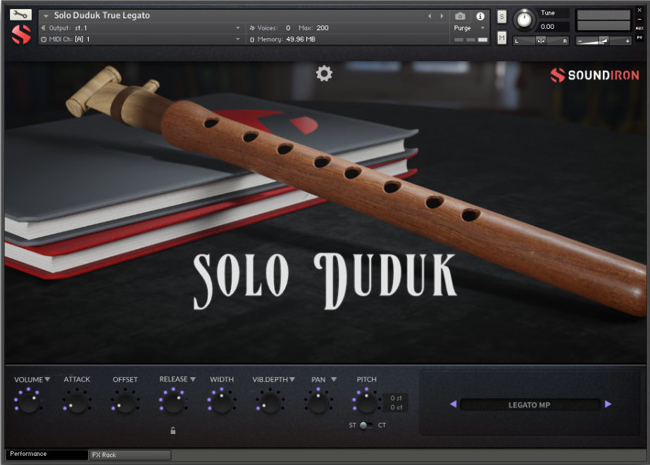 Solo Duduk - GUI True Legato