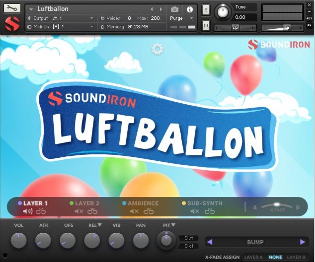 Soundiron Luftballon - UI Main