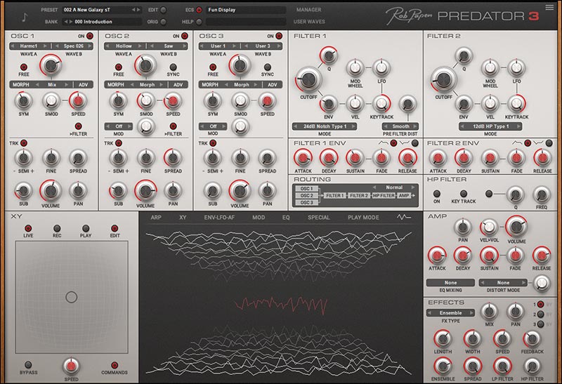 Rob Papen Predator 3 - OSC Advanced UI