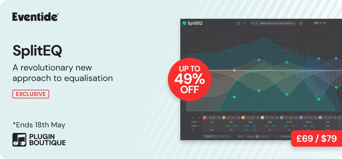 Eventide SplitEQ Mastering Month Sale (Exclusive)