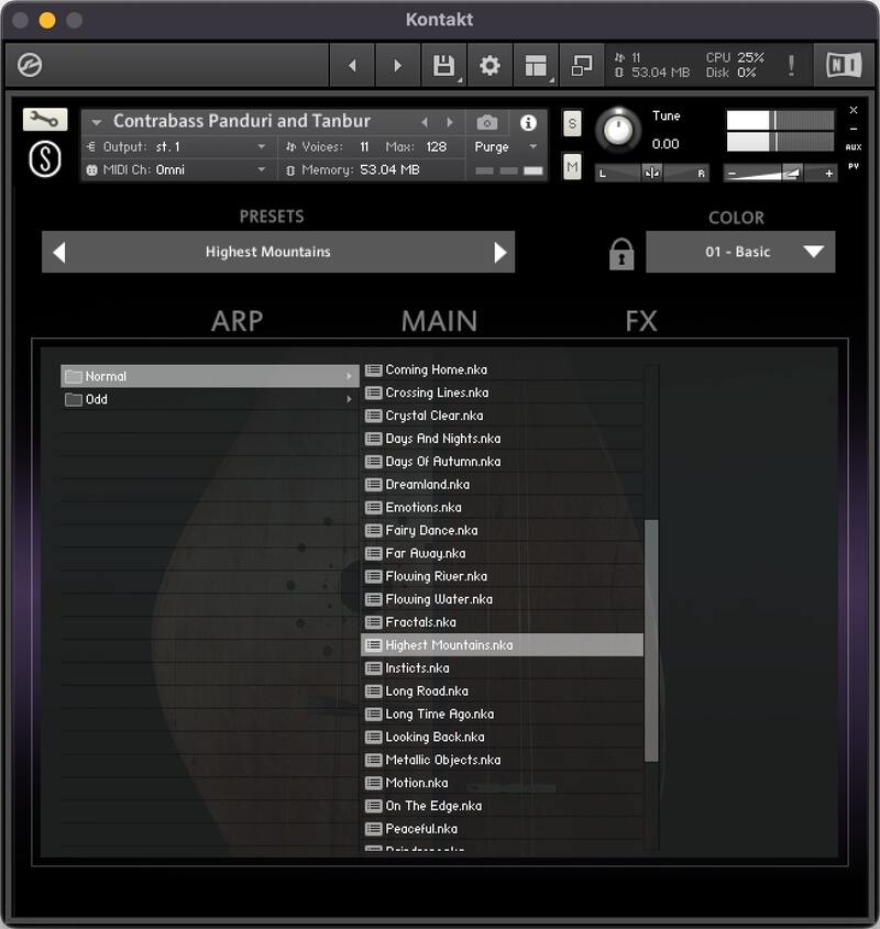 Sonuscore Origins Vol.10: Contrabass Panduri & Tanbur - Preset