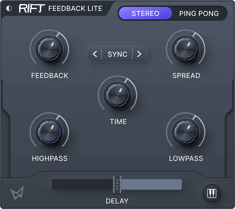 Minimal Audio Rift Feedback Lite (Dark Mode)