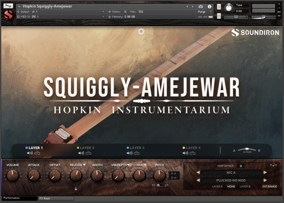Hopkin Instrumentarium: Squiggly Amejewar - Main UI
