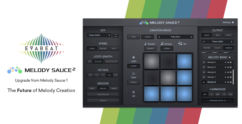 EVAbeat Melody Sauce 2 Upgrade from Melody Sauce 1 Banner Artwork