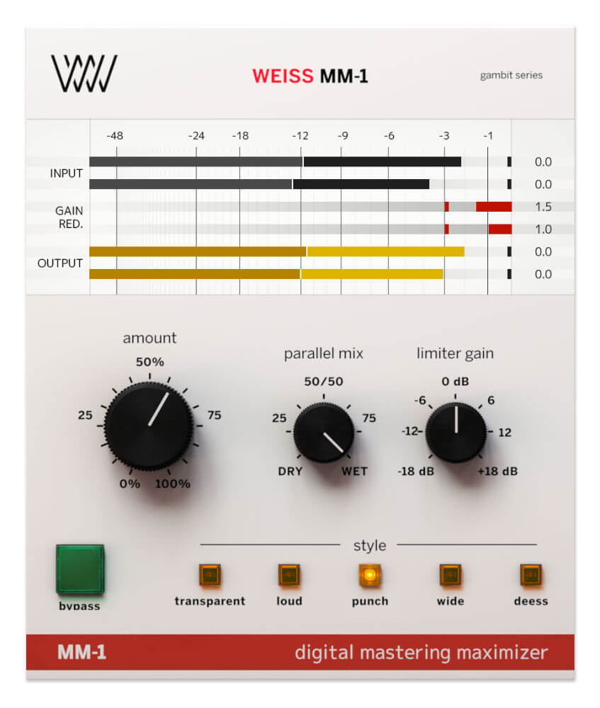 Weiss MM-1 Mastering Maximizer - Main Image