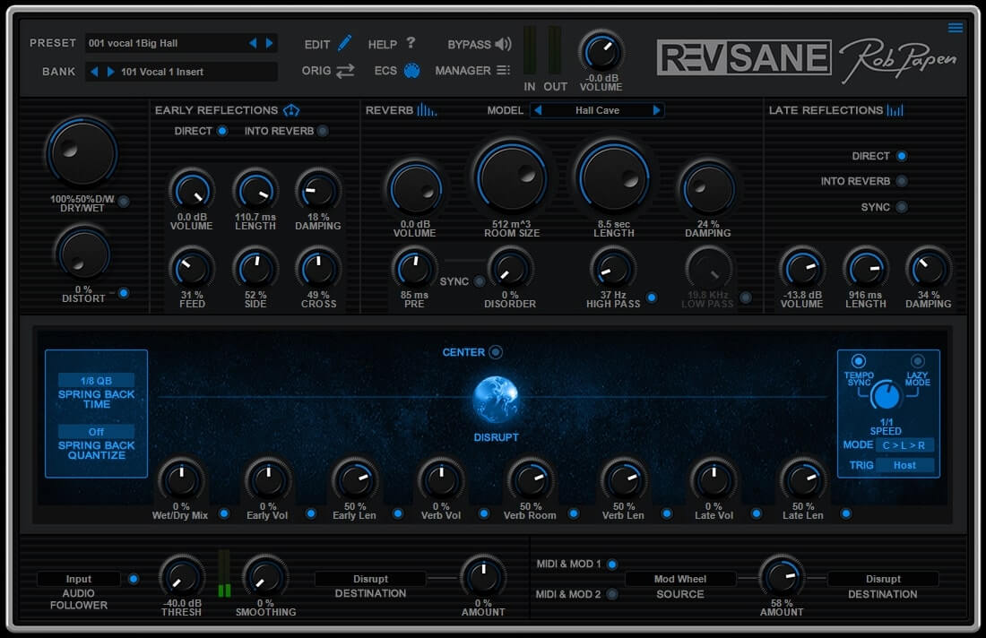 Rob Papen RevSane - User Interface