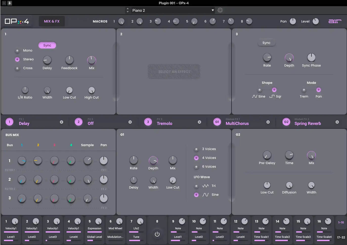 AIR Music OPx-4 - UI 2