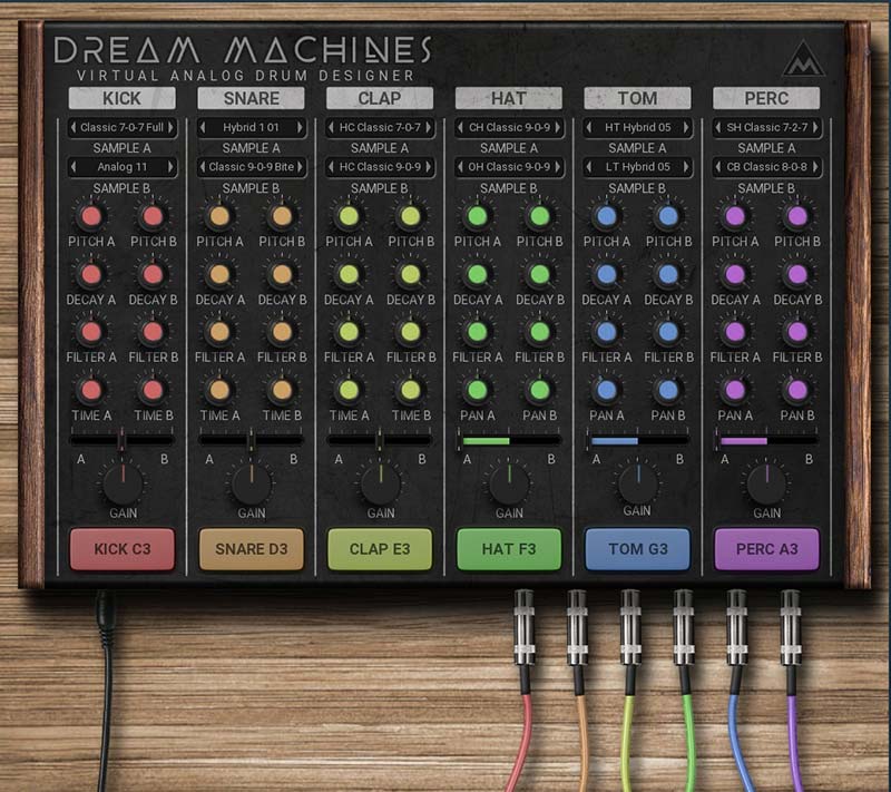 MeldaProduction DreamMachines - User Interface