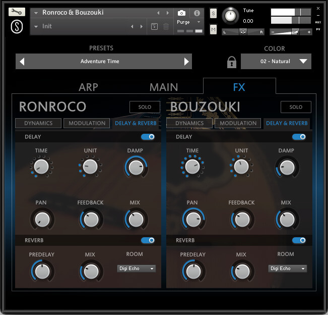 Sonuscore Origins Vol.9: Ronroco & Bouzouki - FX GUI