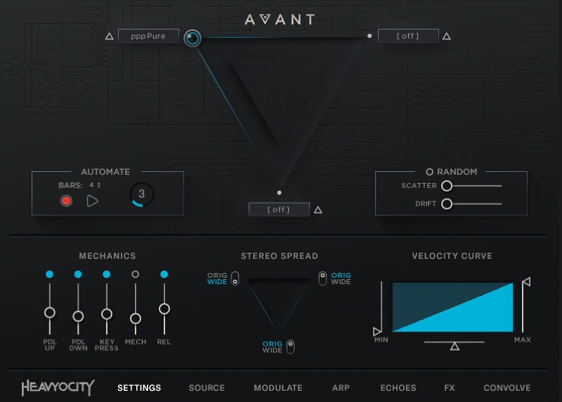 AVANT User Interface 2