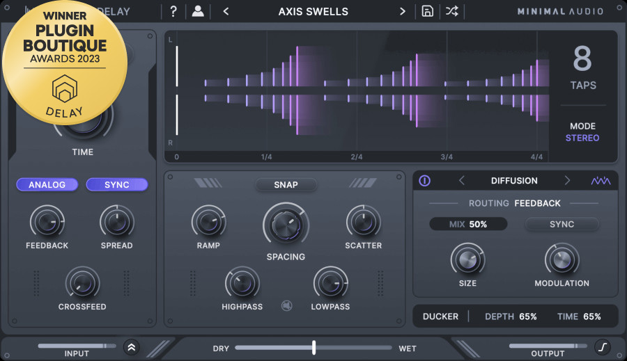 Minimal Audio Cluster Delay - GUI