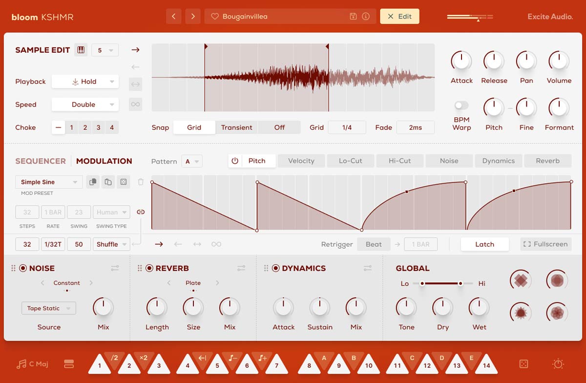 Bloom Vocal Choir - Edit Page Modulation