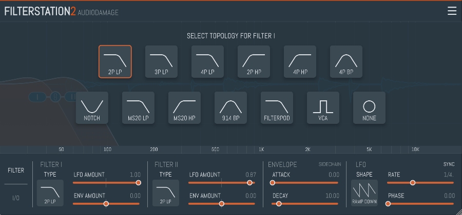 Audio Damage AD043 Filterstation2 - UI Image 3