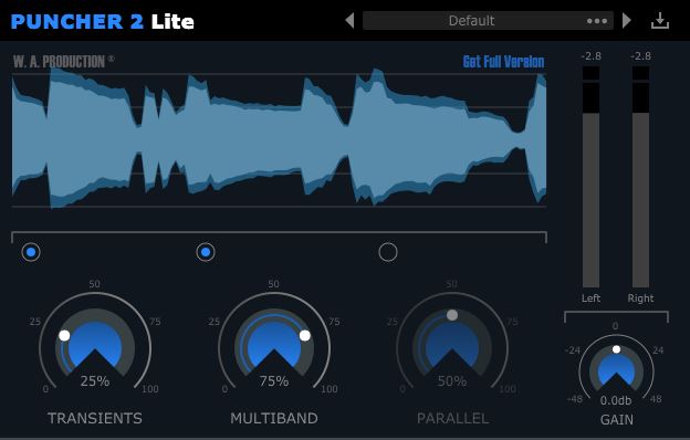 W.A Production Puncher 2 Lite - GUI