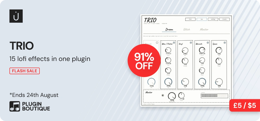 Thenatan TRIO - 15 Lofi Effects In One Plugin Flash Sale