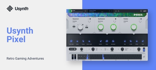 Usynth PIXEL Loyalty Upgrade from any paid UJAM product interface