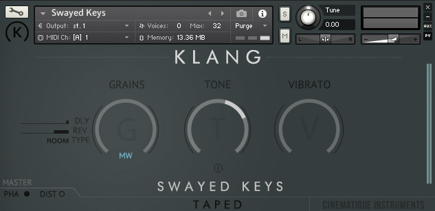 KLANG TAPED: Swayed Keys