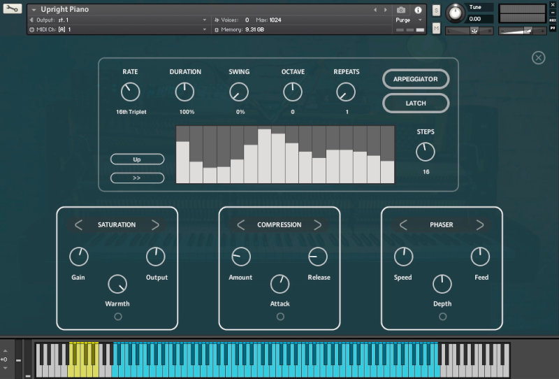 Cattaneo Upright Piano - UI 2