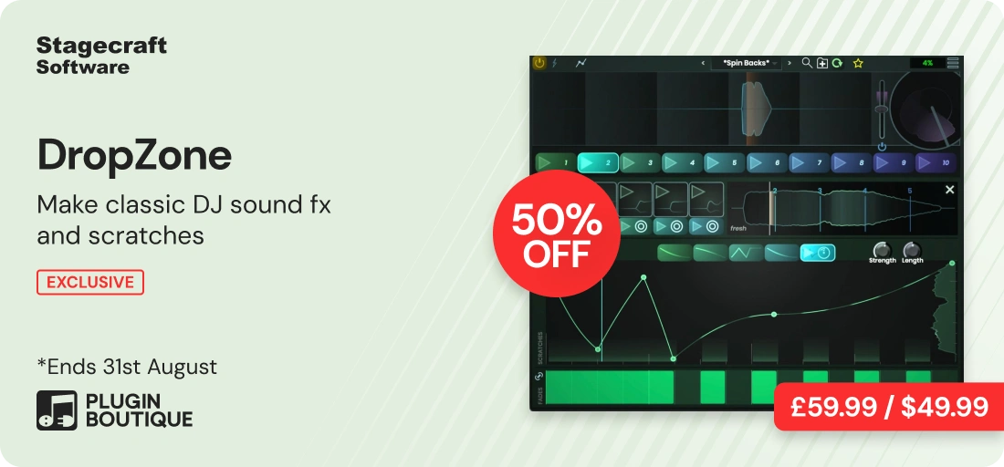 Stagecraft Software DropZone August Sale (Exclusive)