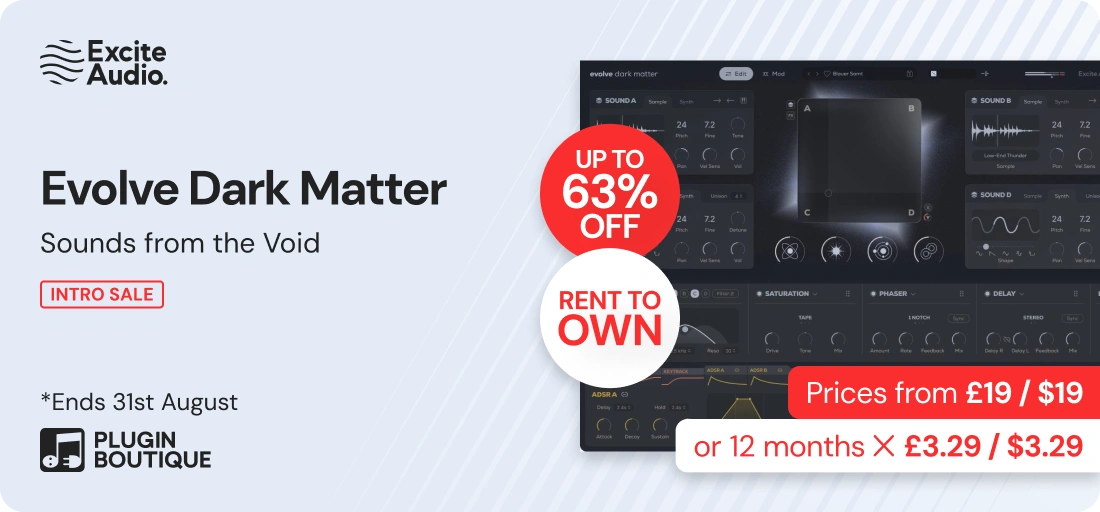 Excite Audio Evolve Dark Matter Intro Sale (Exclusive)