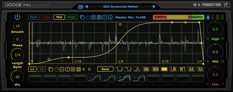 W.A Production Dodge Pro - User Interface
