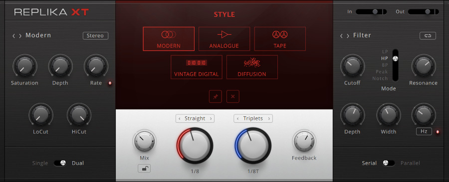 Replika XT - Modulation UI