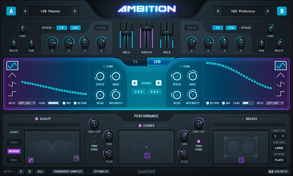 Sound Yeti Ambition - User Interface (LFO)