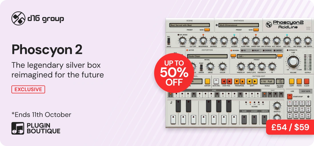 D16 Group Phoscyon 2 Analog Emulations Sale (Exclusive)