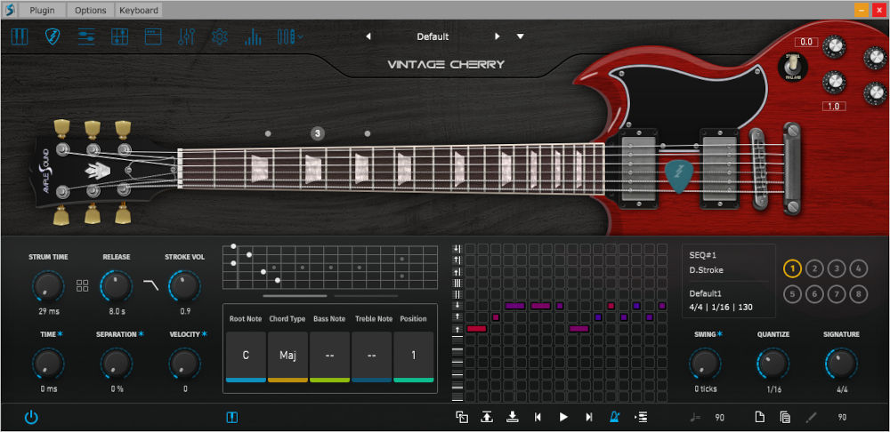 Ample Guitar Vintage Cherry - UI 3