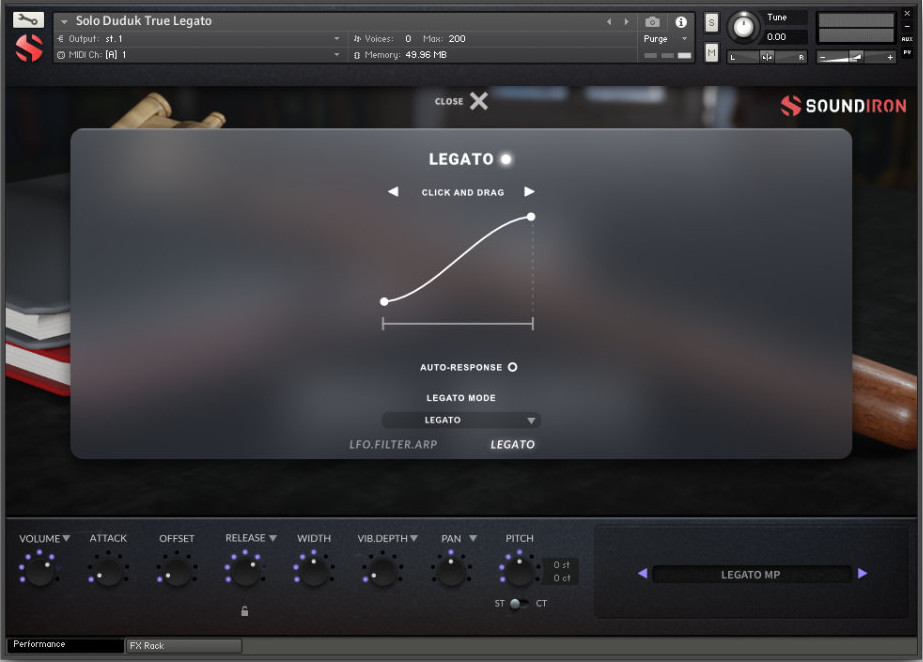Solo Duduk - GUI Legato
