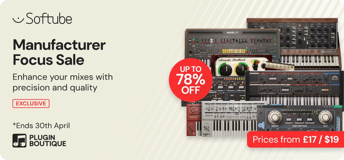 Softube Manufacturer Focus Sale