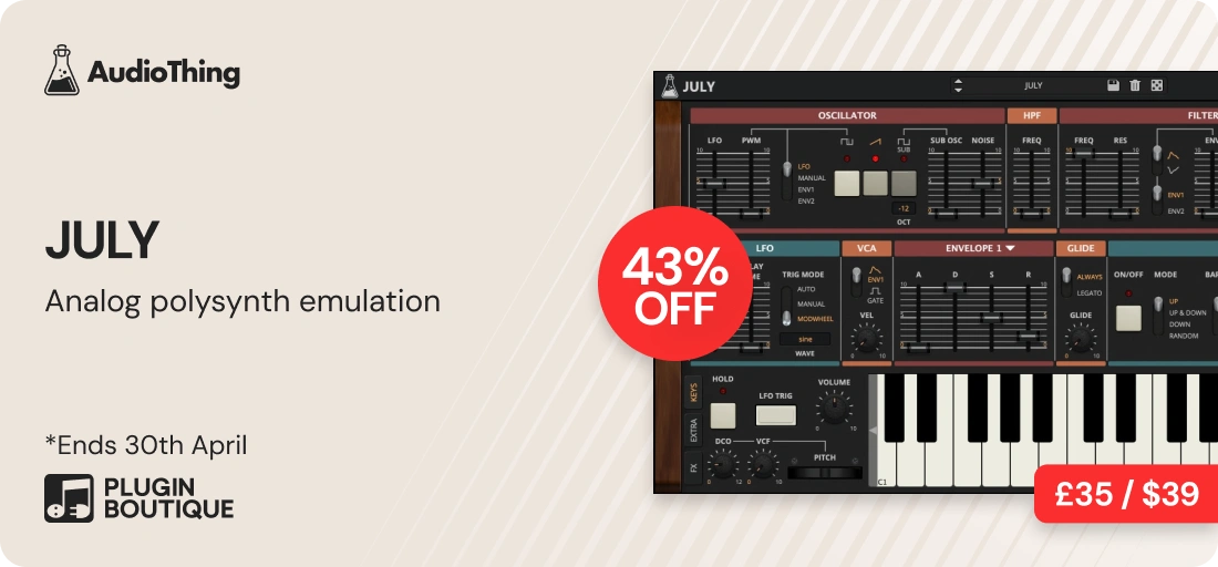 AudioThing JULY Sale 
