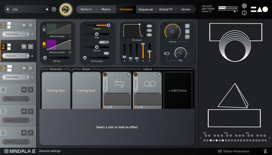 MNTRA Instruments Klavir - Samplers 2