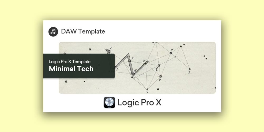 Minimal Tech Logic Pro X Template