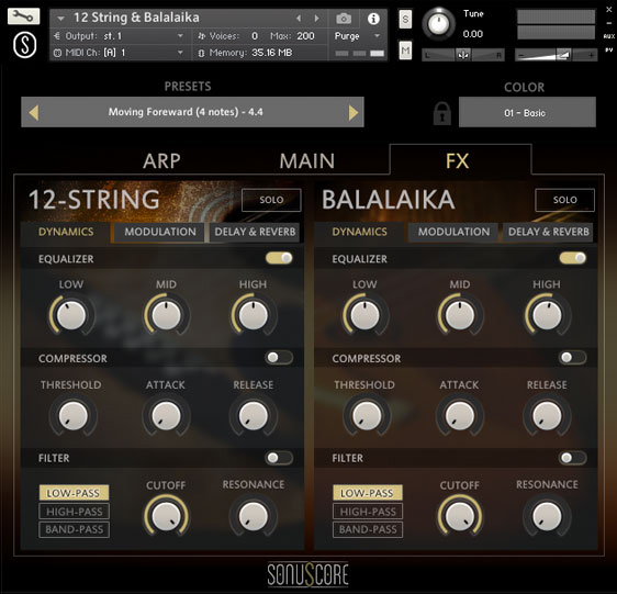 Sonuscore Origins Vol.3: 12-String & Balalaika - FX