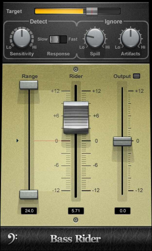 Bass Rider interface