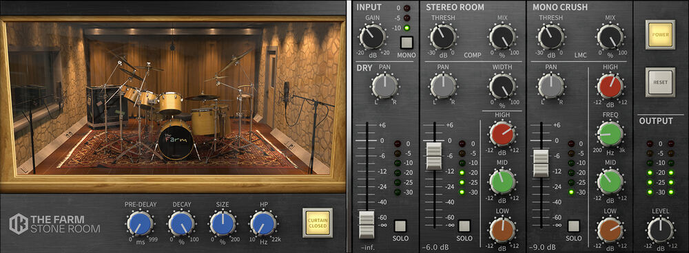 The Farm Stone Room Studio Reverb